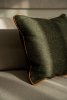 Zielona poduszka dekoracyjna WOOL 45X45 Zielona poduszka dekoracyjna WOOL 45X45